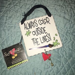 Color Outside the Lines Plaque🎨🖌